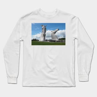 The Kelpies jigsaw puzzle Long Sleeve T-Shirt